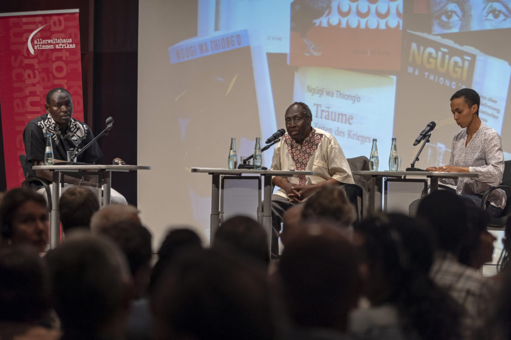 Köln 18.6. 2018 Rautenstrauch_Joest Museum, Veranstaltung von Stimmen Afrikas mit dem kenianischen Autor, Ngugi Wa Thiongo Foto: Herby Sachs/version-foto.de