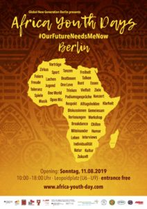 Zur Vergrößerung bitte den Flyer anklicken! Alle Infos auch unter www.africa-youth-day.com ©Heyde/Bosecker