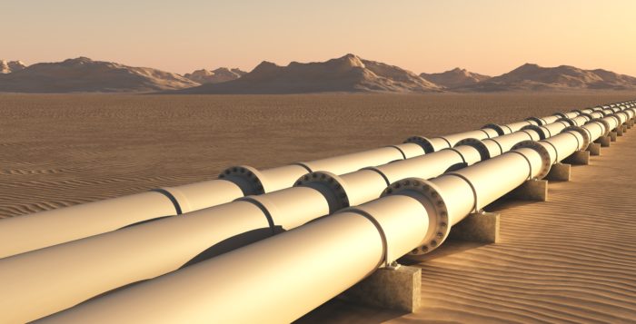 Pipelines,In,The,Desert,-,3d,Rendering Die geplanten Pipelines würden entlang der atlantischen Küste und quer durch die Sahara verlaufen. © bht2000, Shutterstock