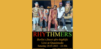 Ekow Alabi Savage (GH) ist am Samstag, 20.05 mit seiner Afro-Highlife-Band im Berliner Musik-Club Quasimodo zu hören. © Privat