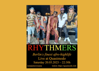 Ekow Alabi Savage (GH) ist am Samstag, 20.05 mit seiner Afro-Highlife-Band im Berliner Musik-Club Quasimodo zu hören. © Privat