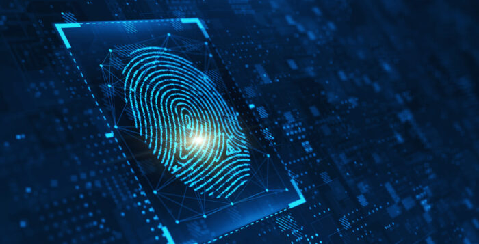 Digital,Biometric,,Security,And,Identify,By,Fingerprint,Concept.,Scanning,System